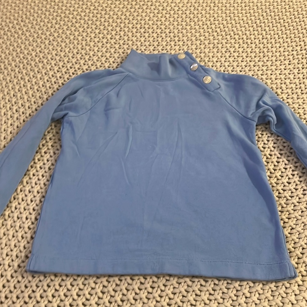Crewcuts girls blue pullover size 8
